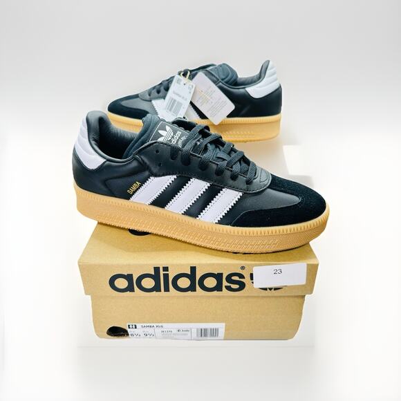 Adidas Samba XLG Black White Gum Soccer Shoes (IE1379) | Men’s Size 8.5 US 42 UK